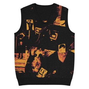 Gilet con scollo a V