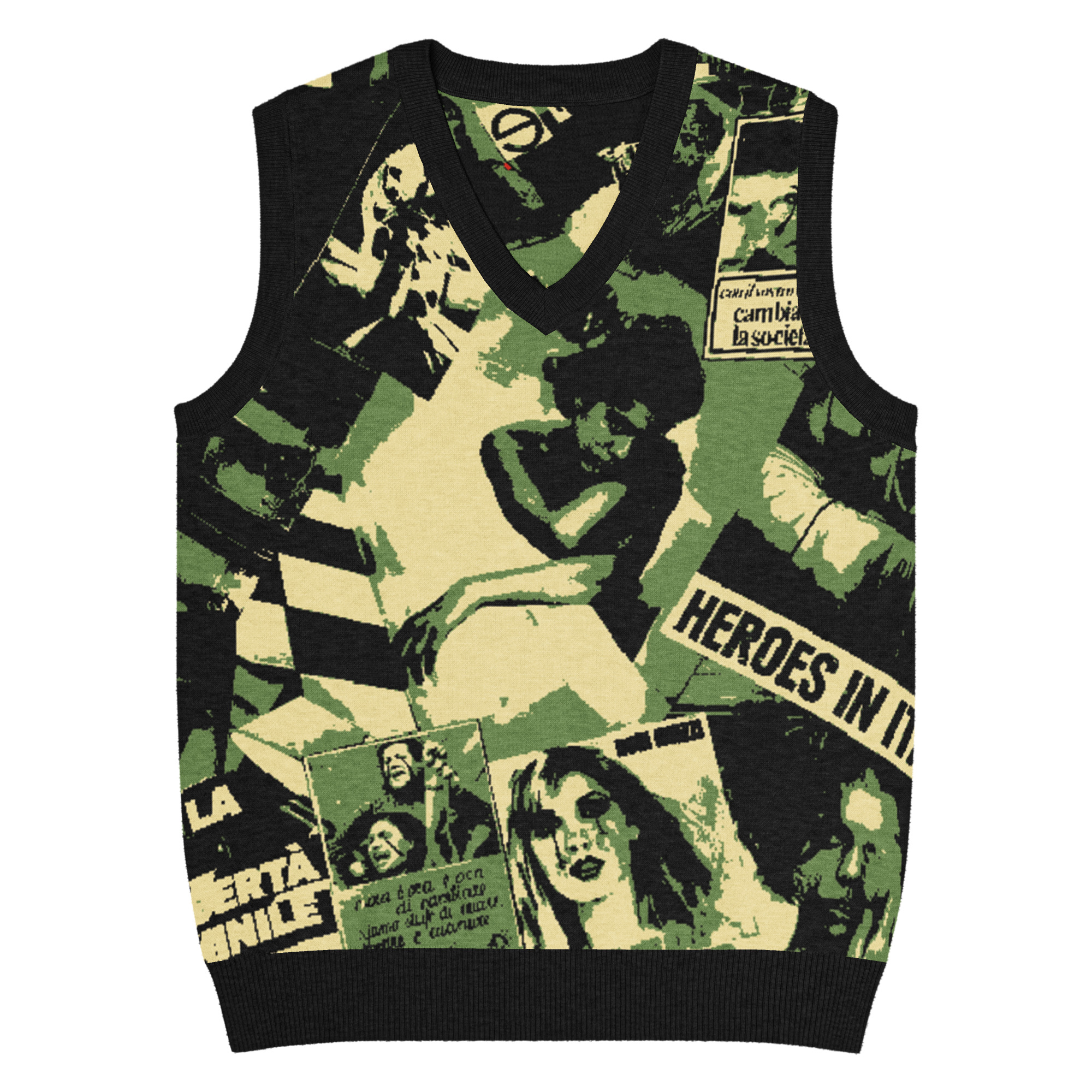 Gilet con scollo a V - immagine 2