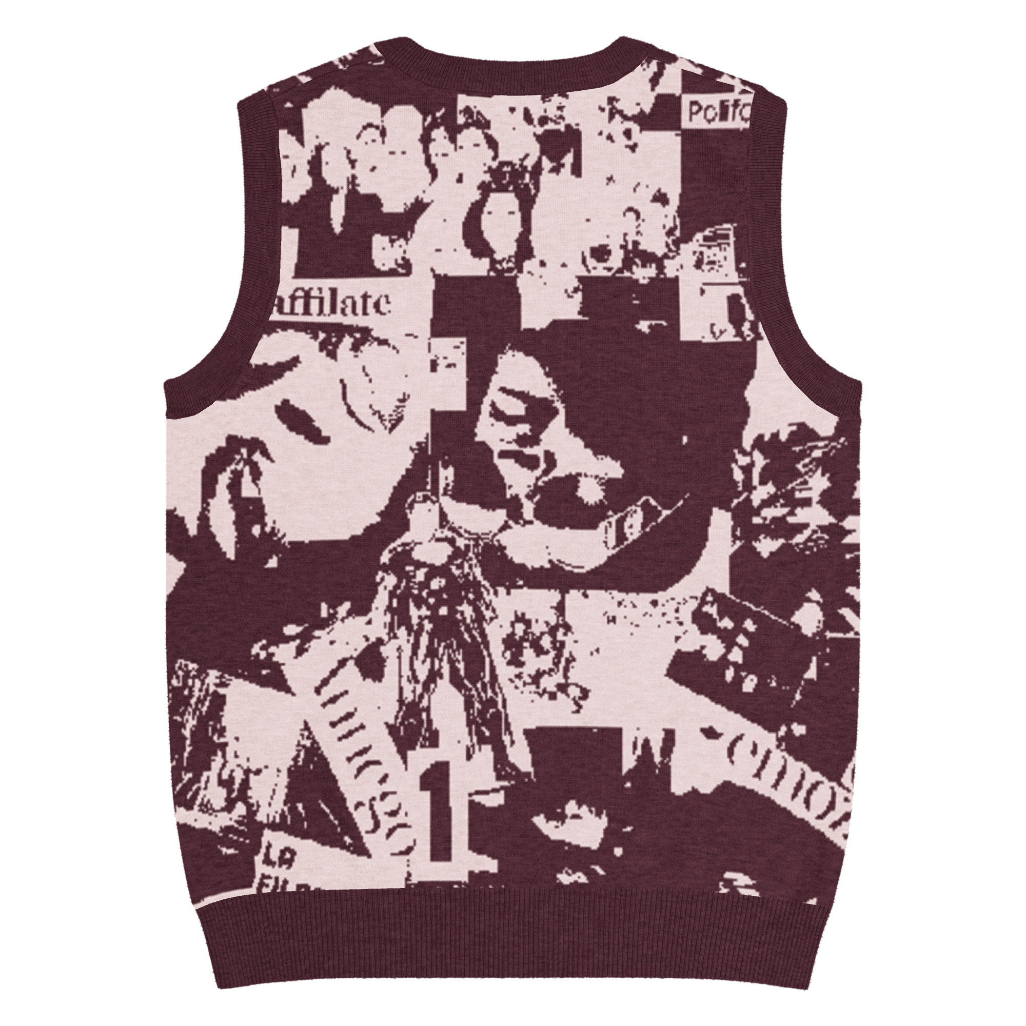 Gilet con scollo a V - immagine 4