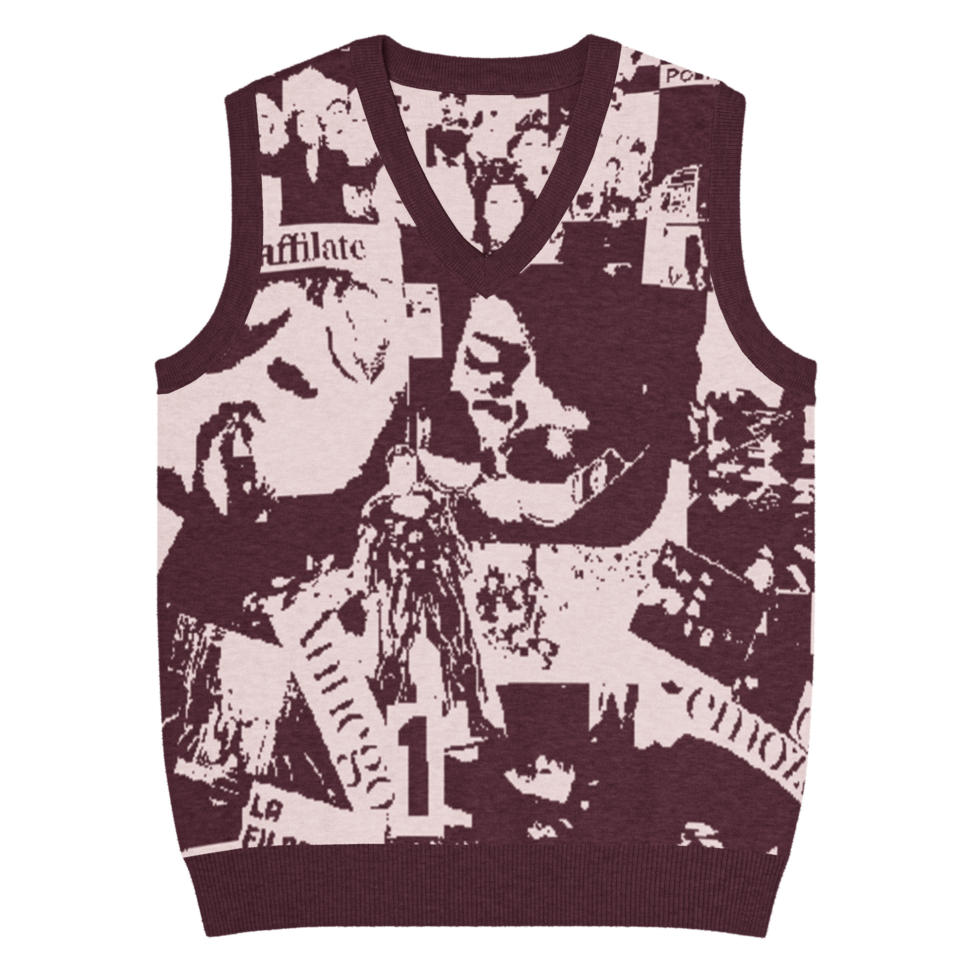 Gilet con scollo a V - immagine 3