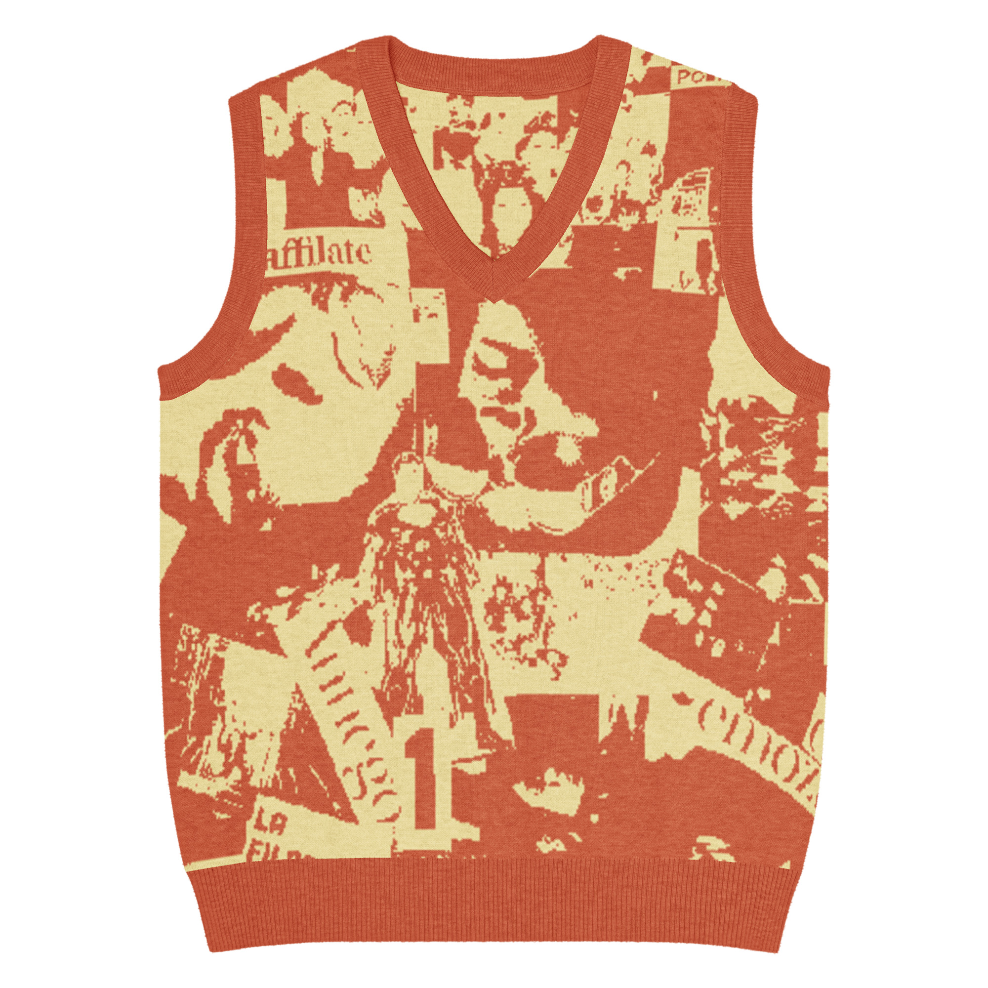 Gilet con scollo a V - immagine 3