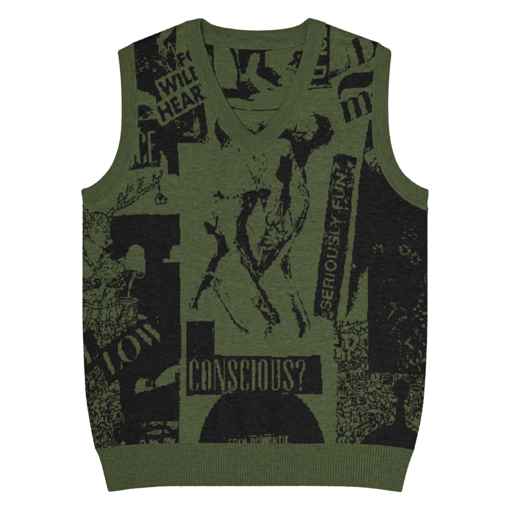 Gilet con scollo a V - immagine 3