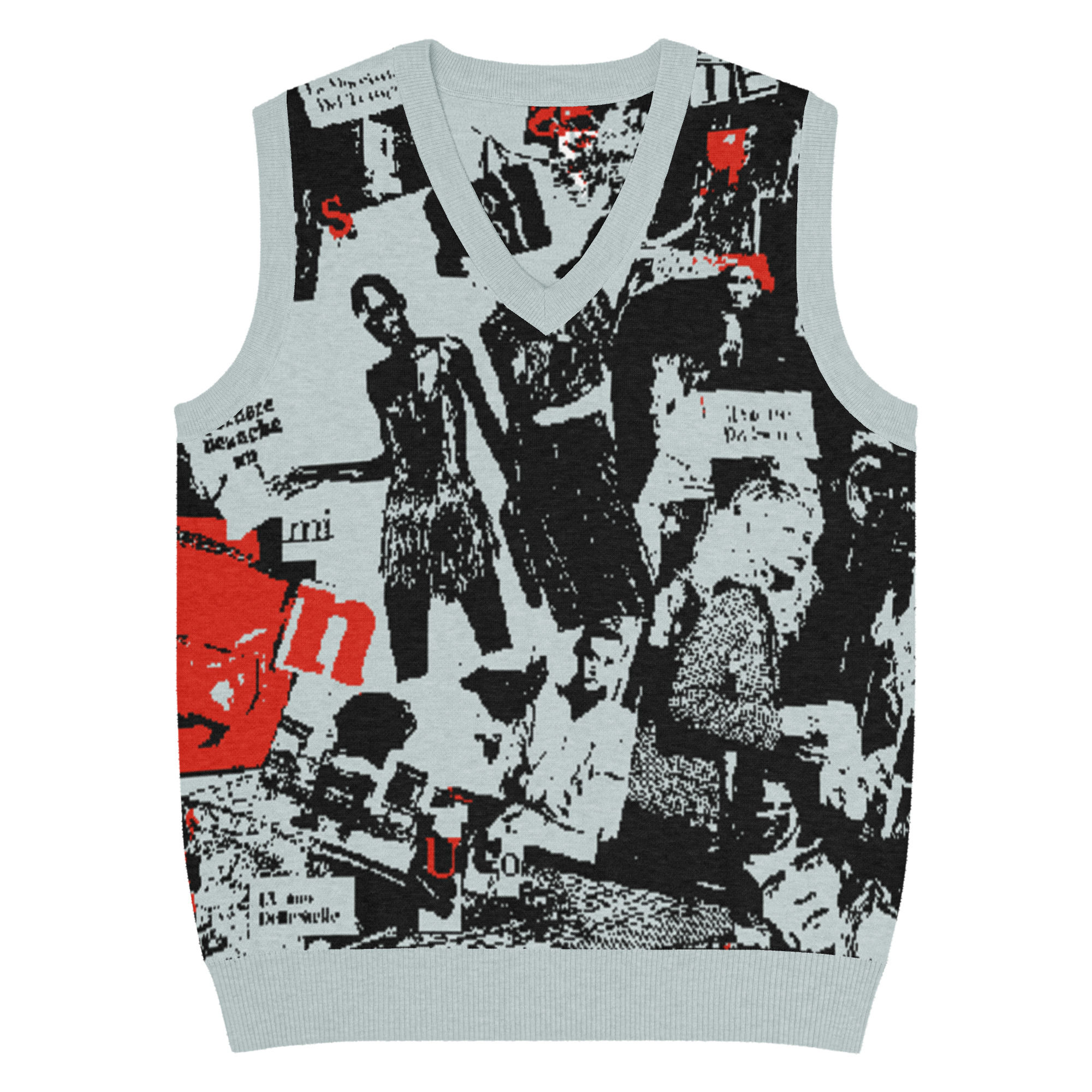 Gilet con scollo a V - immagine 3