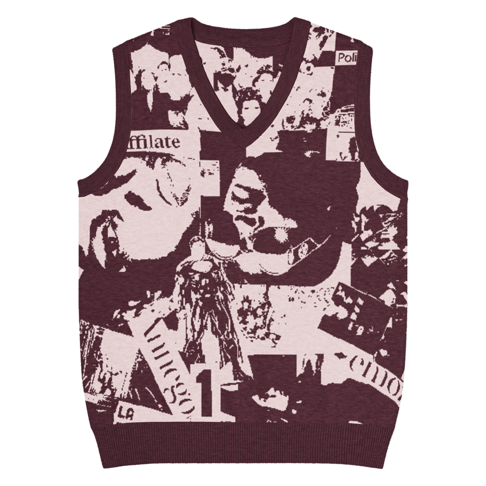 Gilet con scollo a V - immagine 9