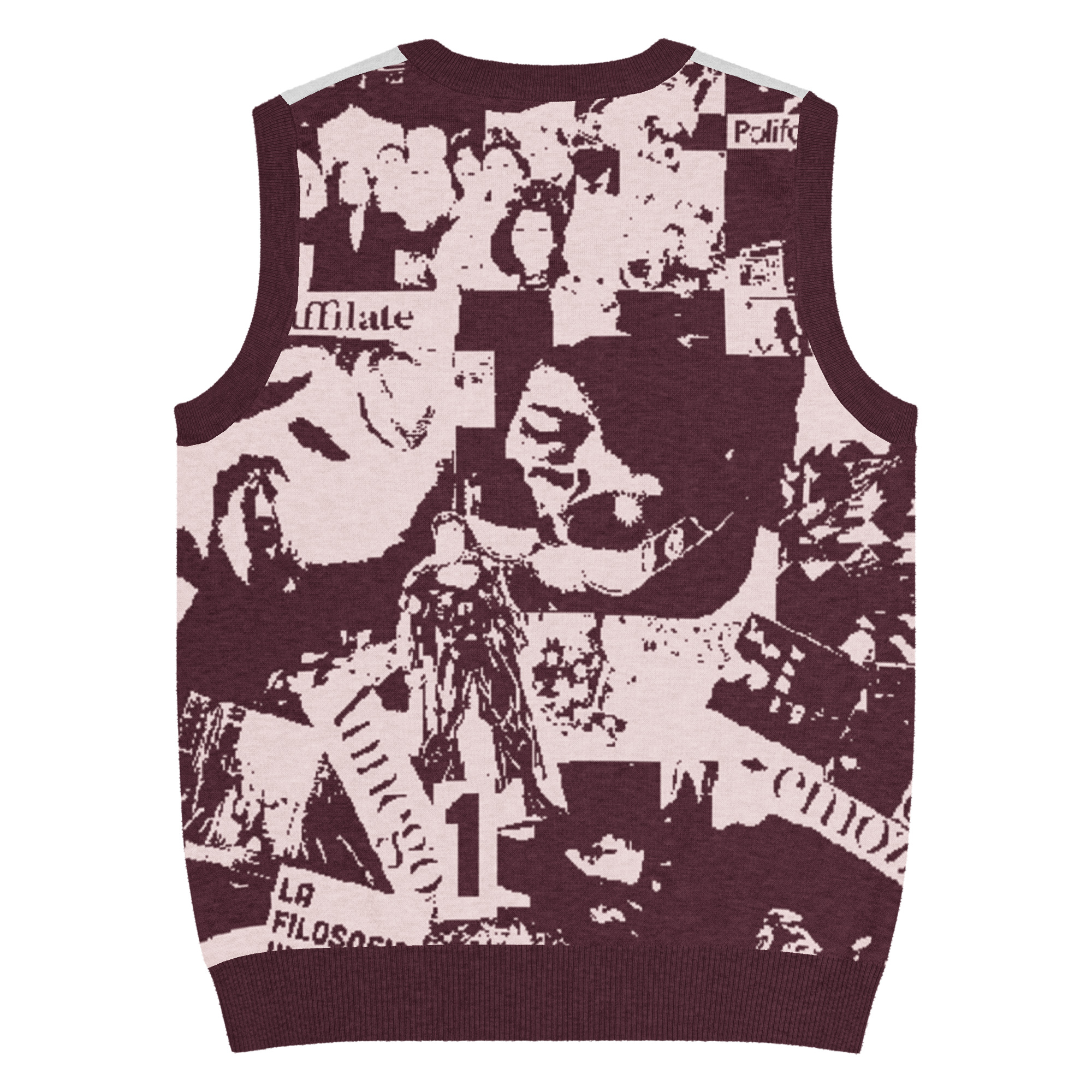 Gilet con scollo a V - immagine 8