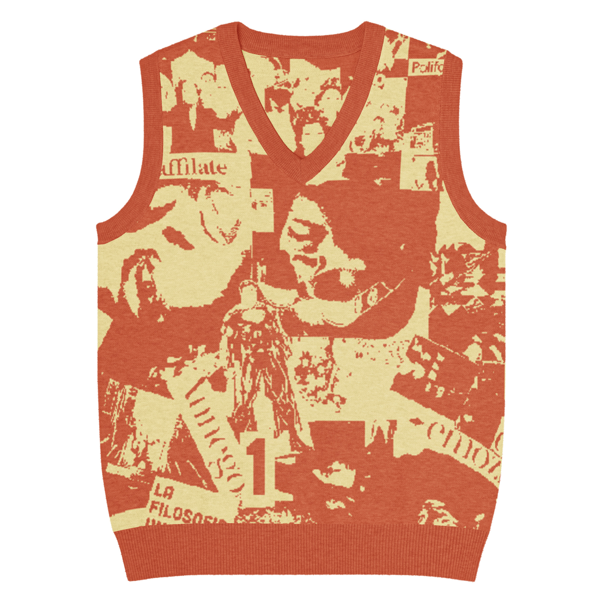 Gilet con scollo a V - immagine 7