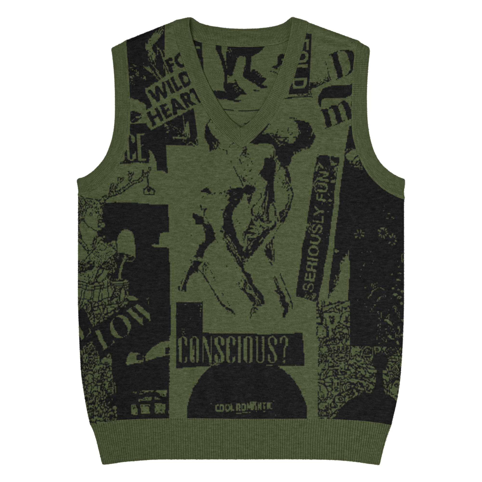 Gilet con scollo a V - immagine 7