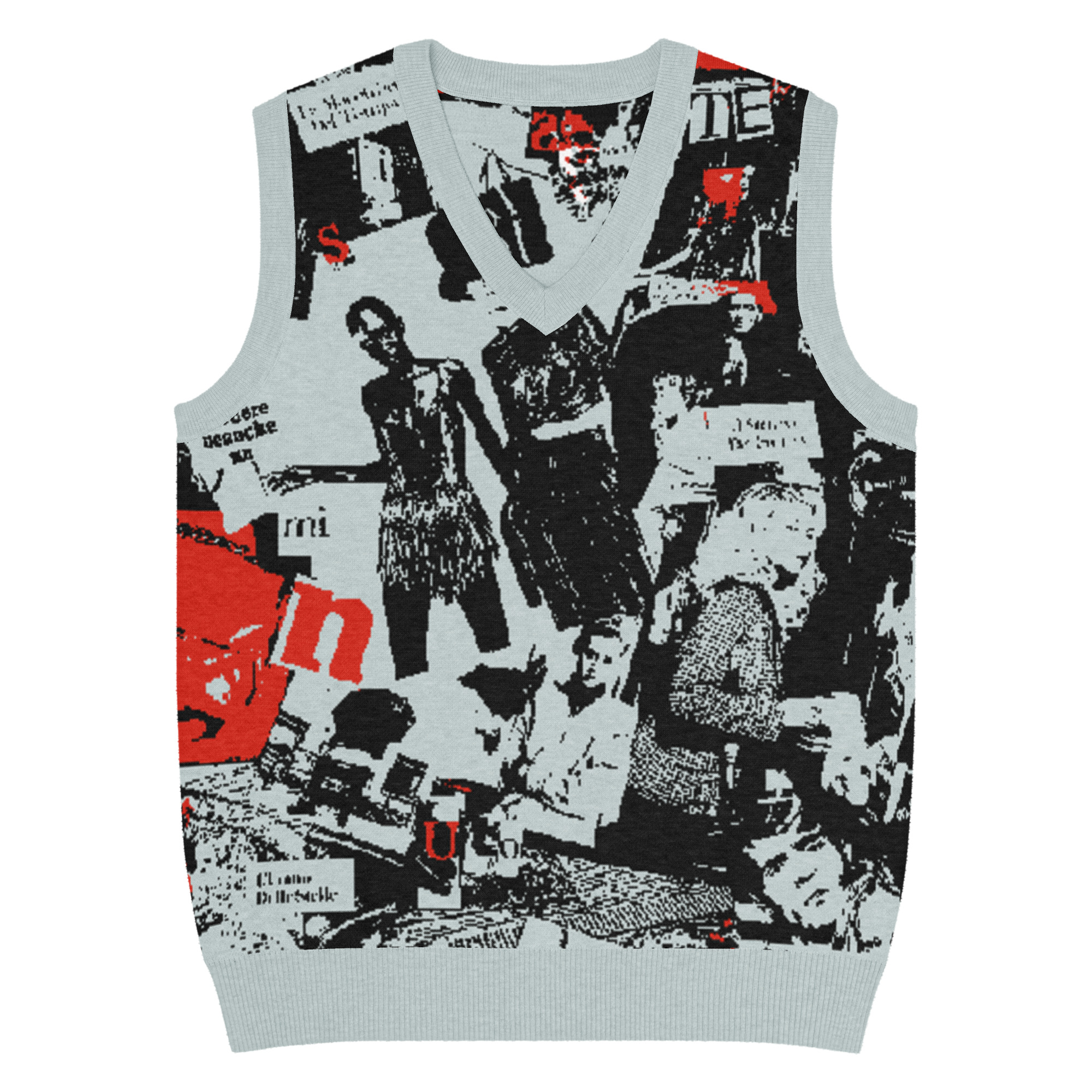 Gilet con scollo a V - immagine 7