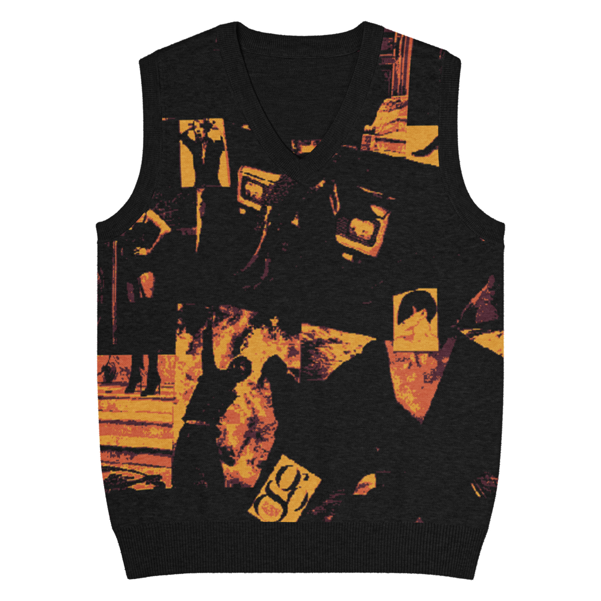 Gilet con scollo a V - immagine 7