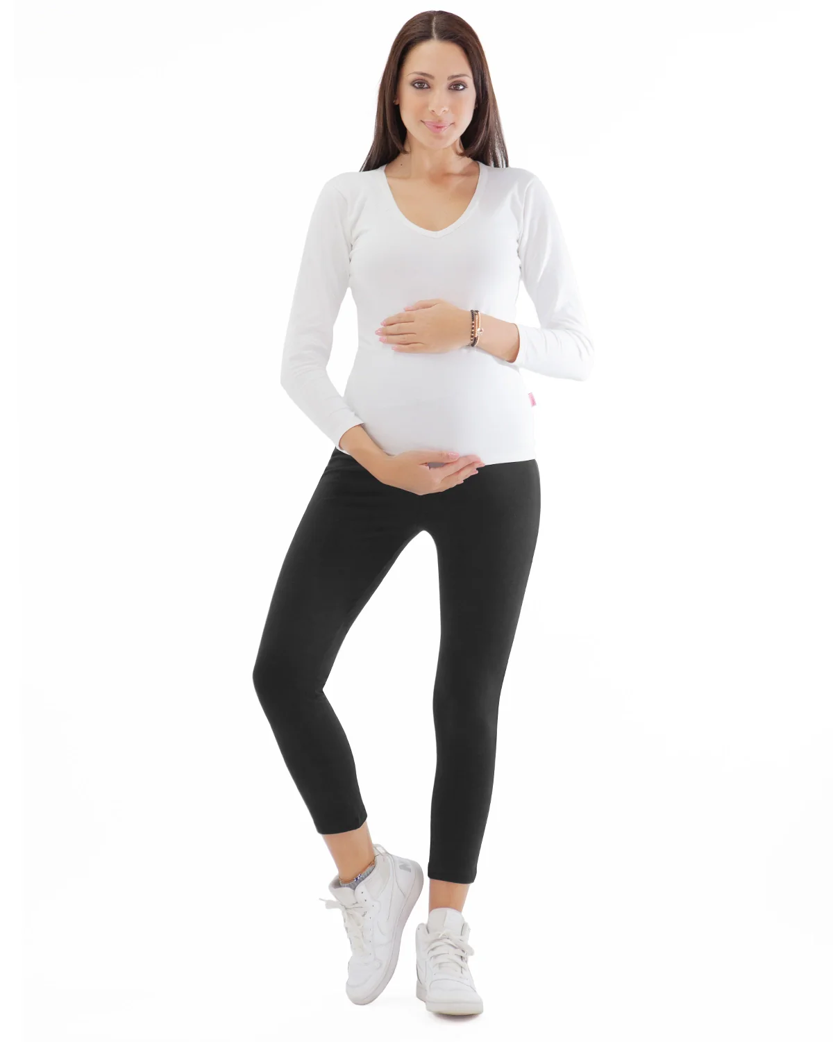 Leggings Premaman Corti Estivi - immagine 3