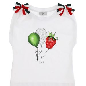 Monnalisa canotta jersey stampata