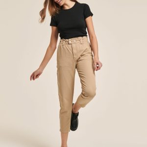 pantaloni beige