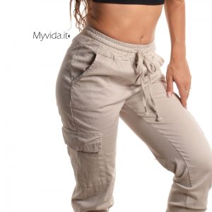 pantaloni cargo donna
