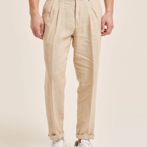 pantaloni lino uomo