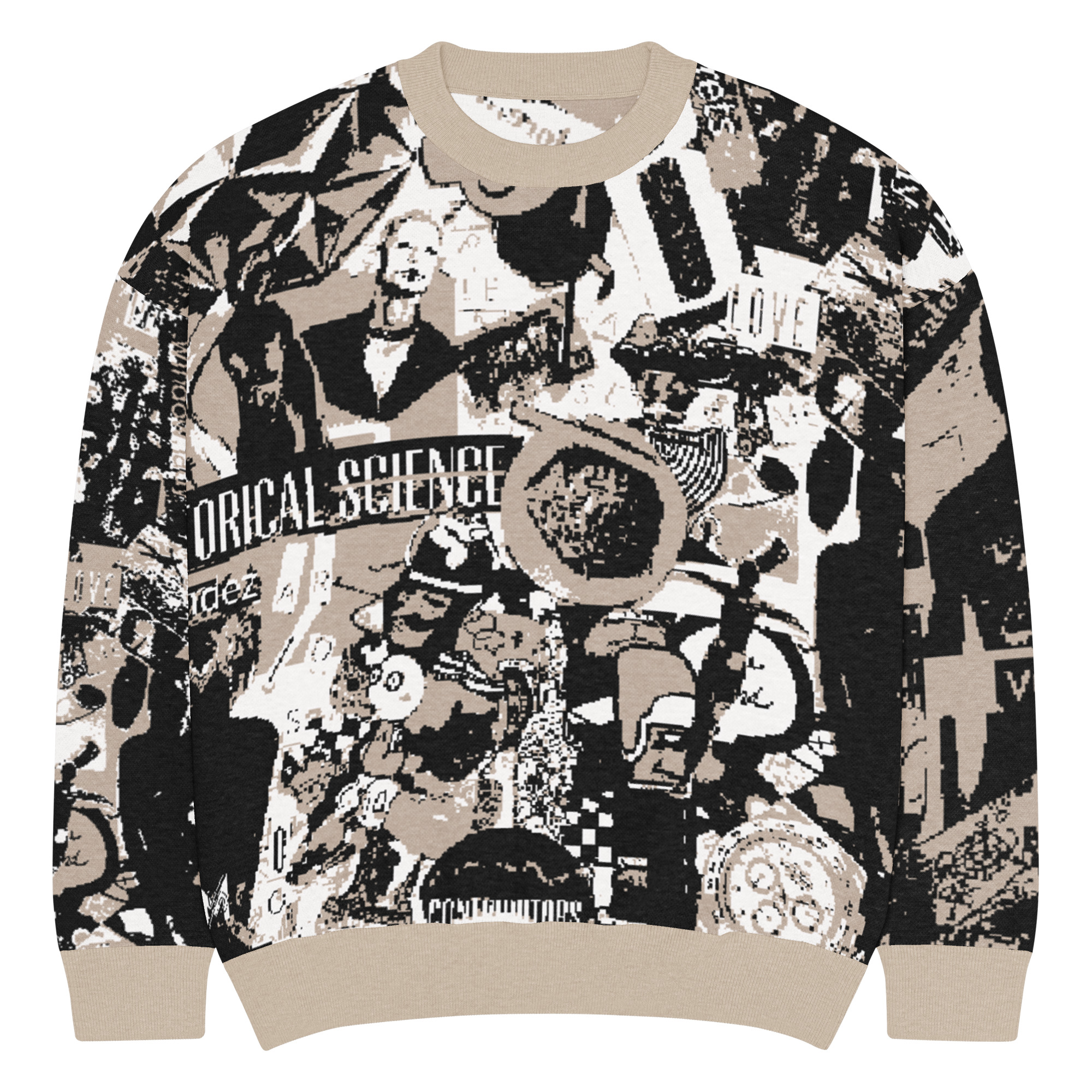 Maglione girocollo dalla linea rilassata