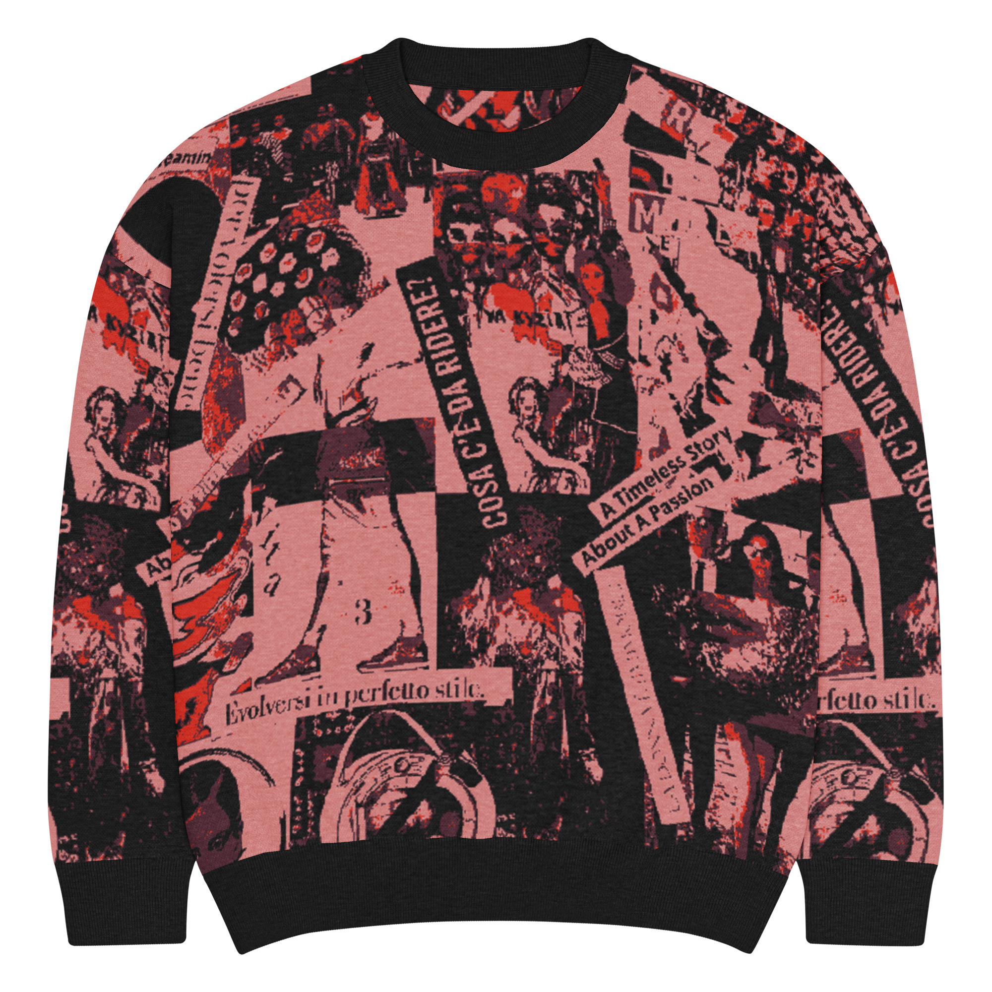 Maglione girocollo dalla linea rilassata