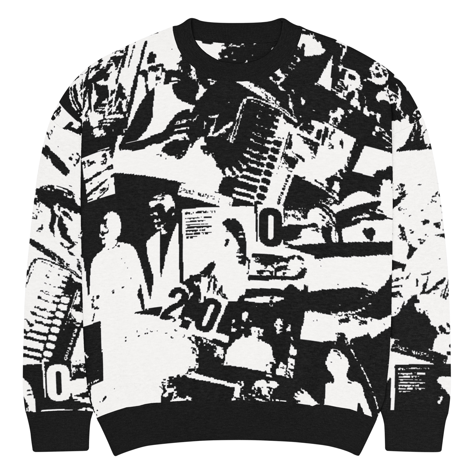 Maglione girocollo dalla linea rilassata - immagine 2