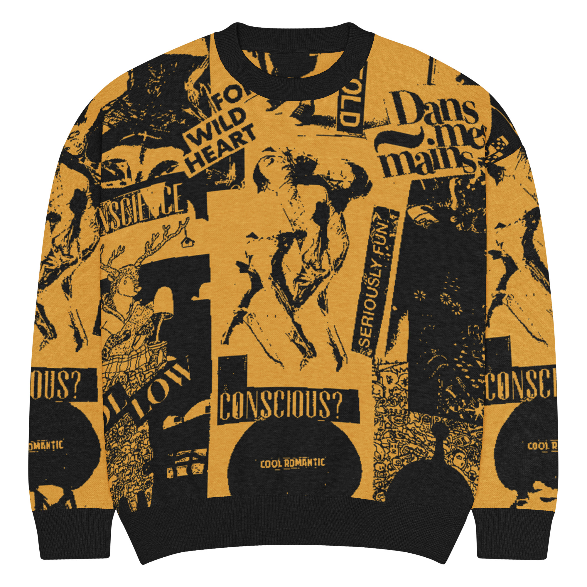 Maglione girocollo dalla linea rilassata