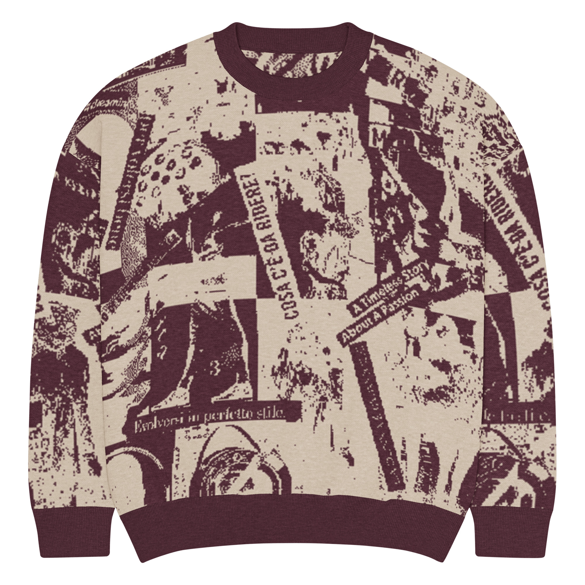 Maglione girocollo dalla linea rilassata - immagine 3