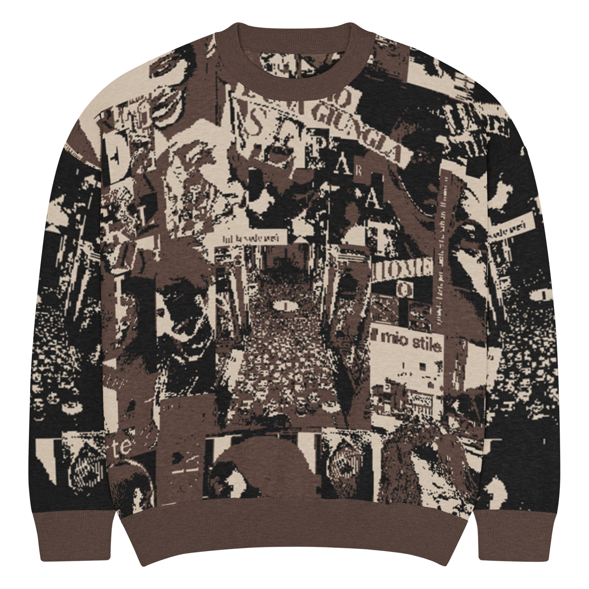 Maglione girocollo dalla linea rilassata - immagine 3