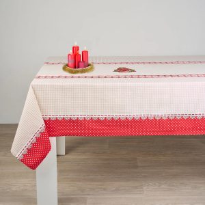 VINGI – Tovaglia Natalizia Con Ricamo