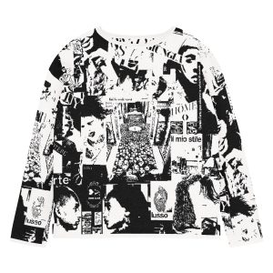 Maglia da donna con orlo inferiore dritto