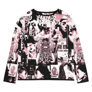 Maglia da donna con orlo inferiore dritto