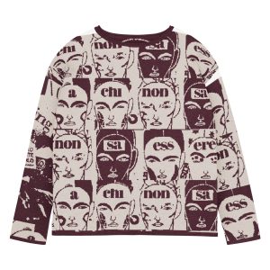 Maglia da donna con orlo inferiore dritto